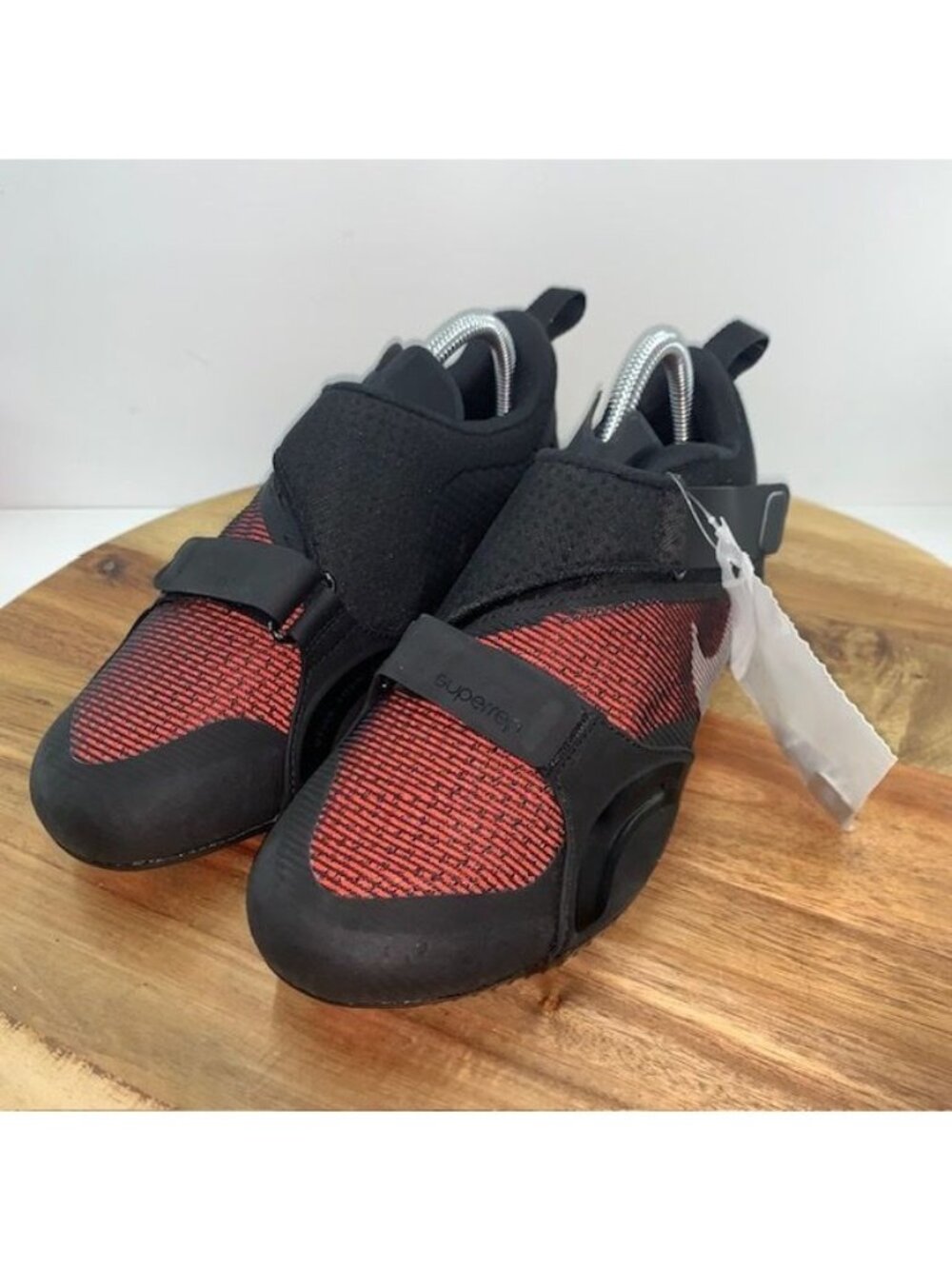 Nike SuperRep Cycle Shoes WOMENS SZ 9.5 Black Crimson CJ0775-008 Indoor Cycling
